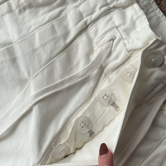 Free People Margate Pleated Trouser White - Picture 9 of 15